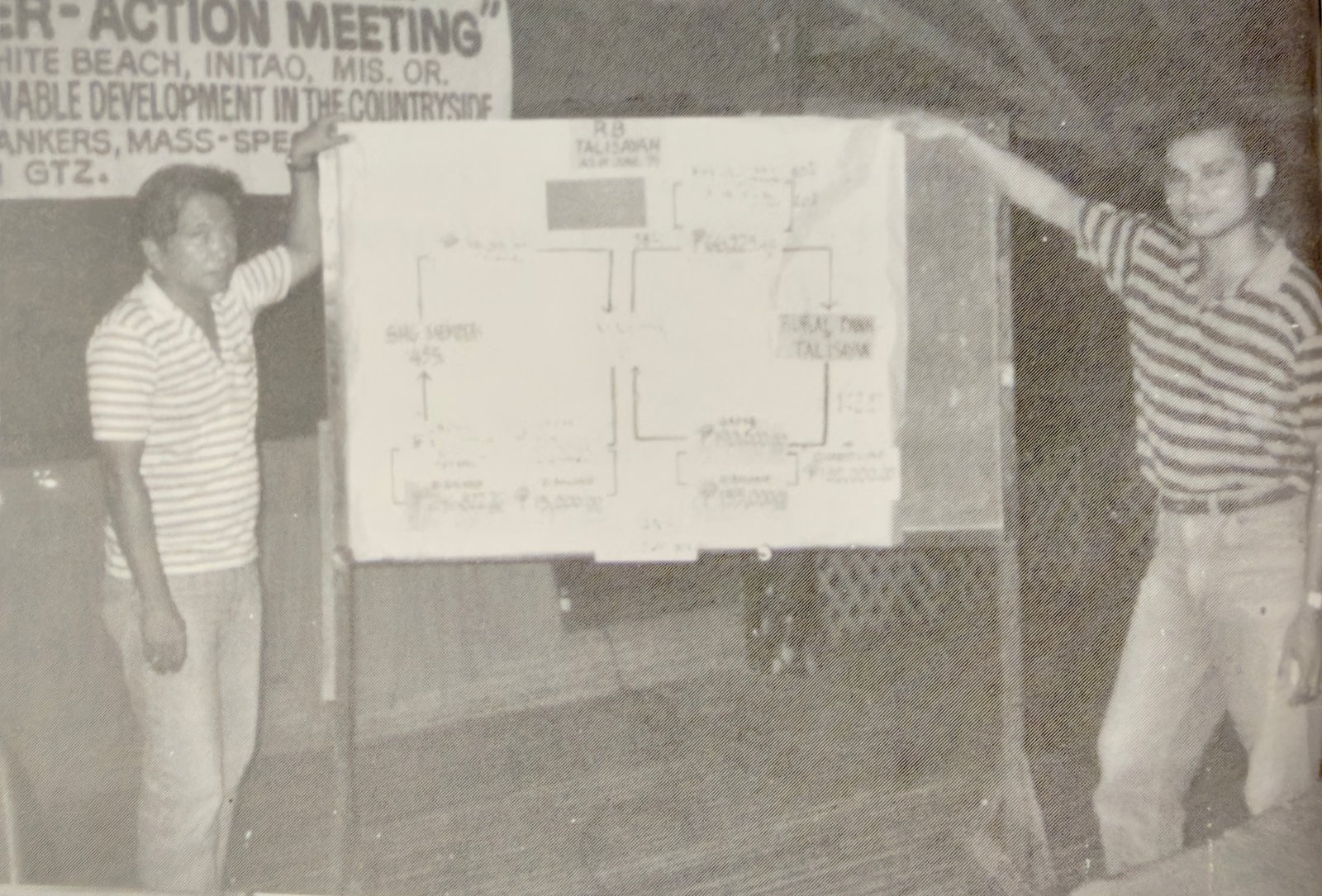 RBT Bank staff presenting the bank's financial position, June 1979