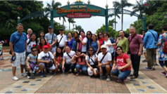 RBT Bank team at a park during the 2017 Hong Kong trip